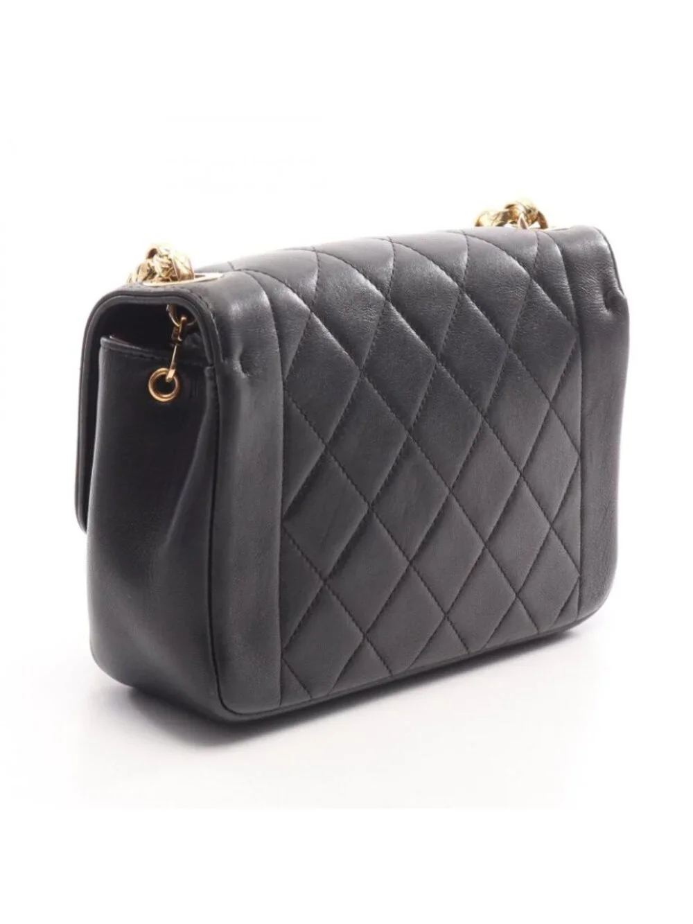 Chanel Shoulder Bag Chic with Me Quilted Black Lambskin Small Chain
